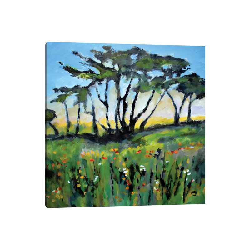 Green Field by Kip Decker - Wrapped Canvas Painting, 45.72 cm H x 45.72 cm W