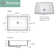 Nantucket Sinks Great Point 15.5'' Glazed Vitreous China Rectangular Bathroom Sink with Overflow