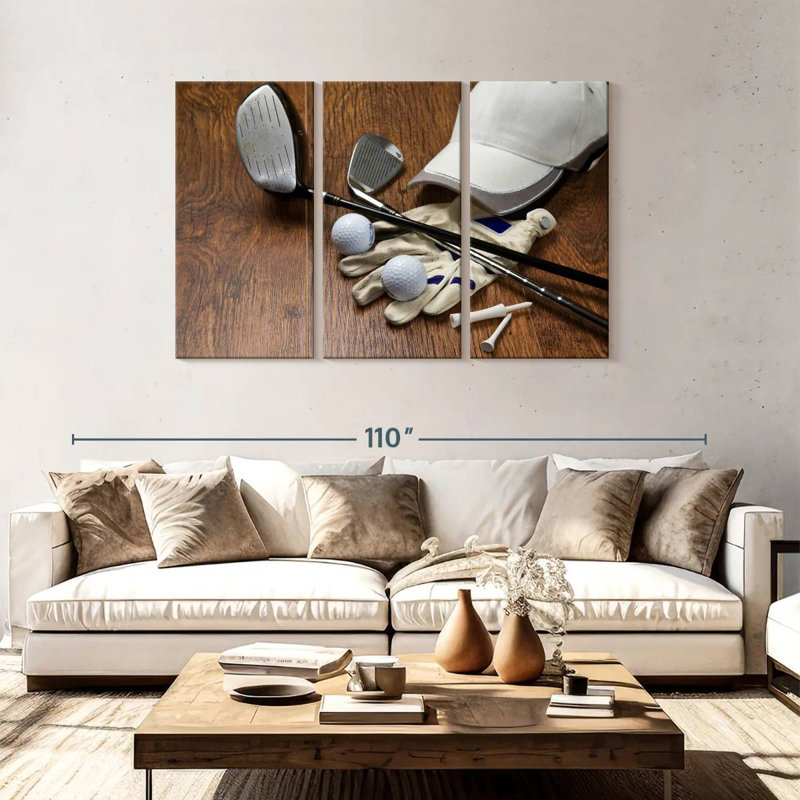 Senne Golf Themed, 48" H x 74" W