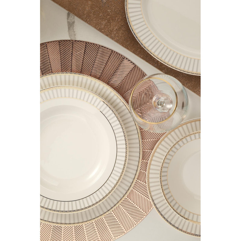 Aytes Dinnerware Set 27 Piece - Service for 6