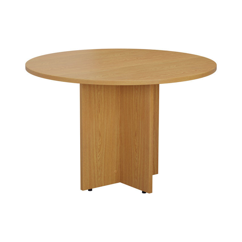 Buariki 110cm Circle Conference Table, Oak