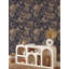 Golden Vintage Flowers and Butterflies Cullison Peel and Stick Wallpaper-1476328213