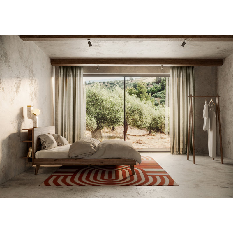 Retreat Bed Frame. Scandinavian design, made in Europe, FSC certified wood, choose your size and color., Super King (6')