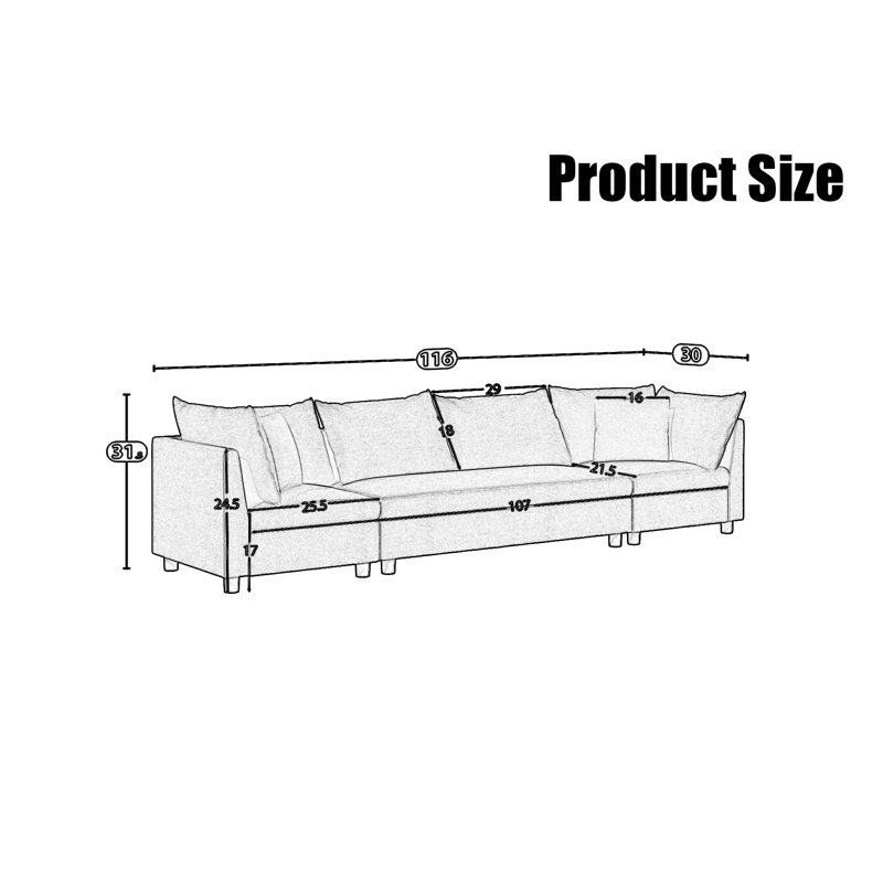 Modern Modular Sectional Sofa