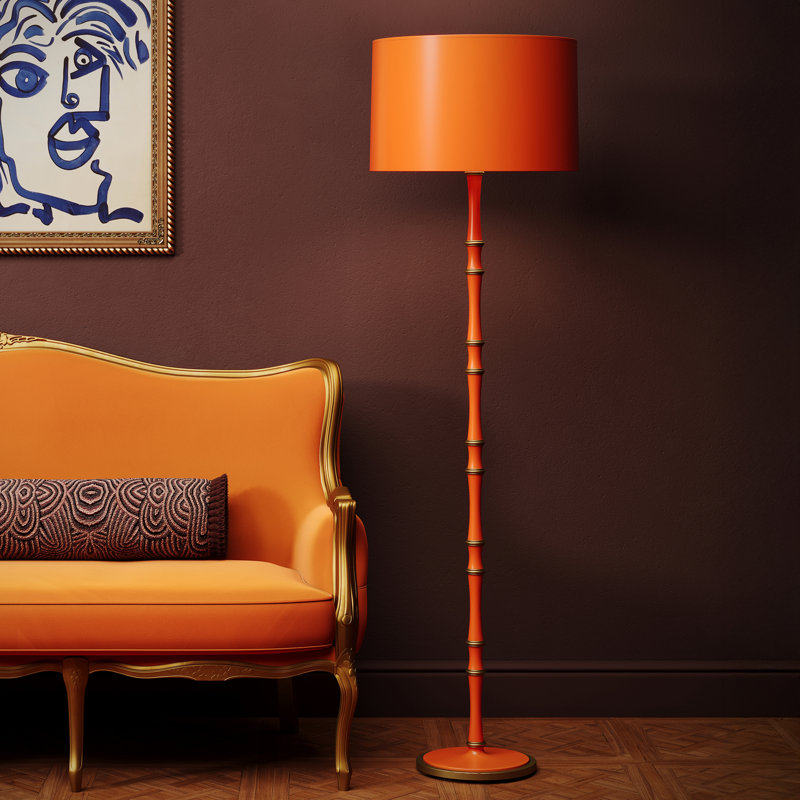 Kane Floor Lamp, Midnight Blue