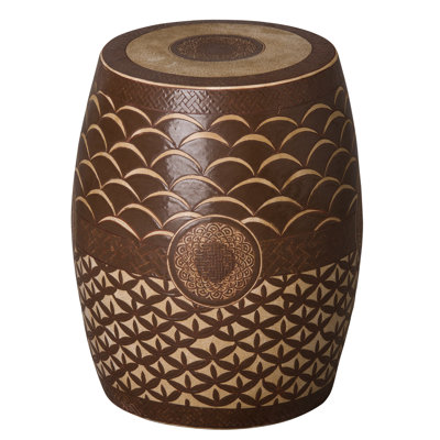 Westbeth Ceramic Accent Stool