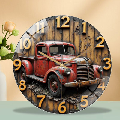 Horloge murale rétro 12 po