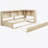 Daybed with Trundle,USB Ports and Storage Cabinets-1498856575