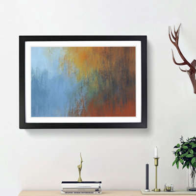 For a Sunrise in Abstract - Picture Frame Graphic Art Print