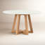 Creston Round Marble Dining Table-1261771381