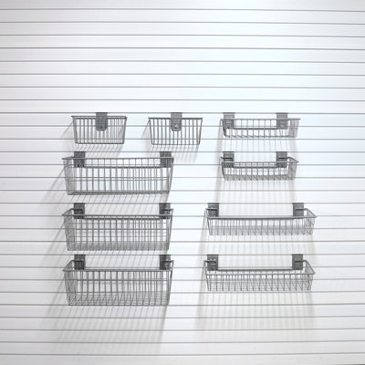 Steel Slatwall Accessory Kit 9 Piece Set