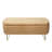 Modern Camel Faux Fur Bench With Storage And Gold Legs For Living Space Bedroom-682824871