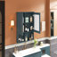 Armoire de toilette 2 en 1, armoire à pharmacie murale de 30 pouces avec tablettes réglables et portes à fermeture en douceur, miroir haute définition avec rangement pour meuble-lavabo de salle de bain-706080875