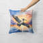 Coussin Pelican Fyling at Sunrise-112679651