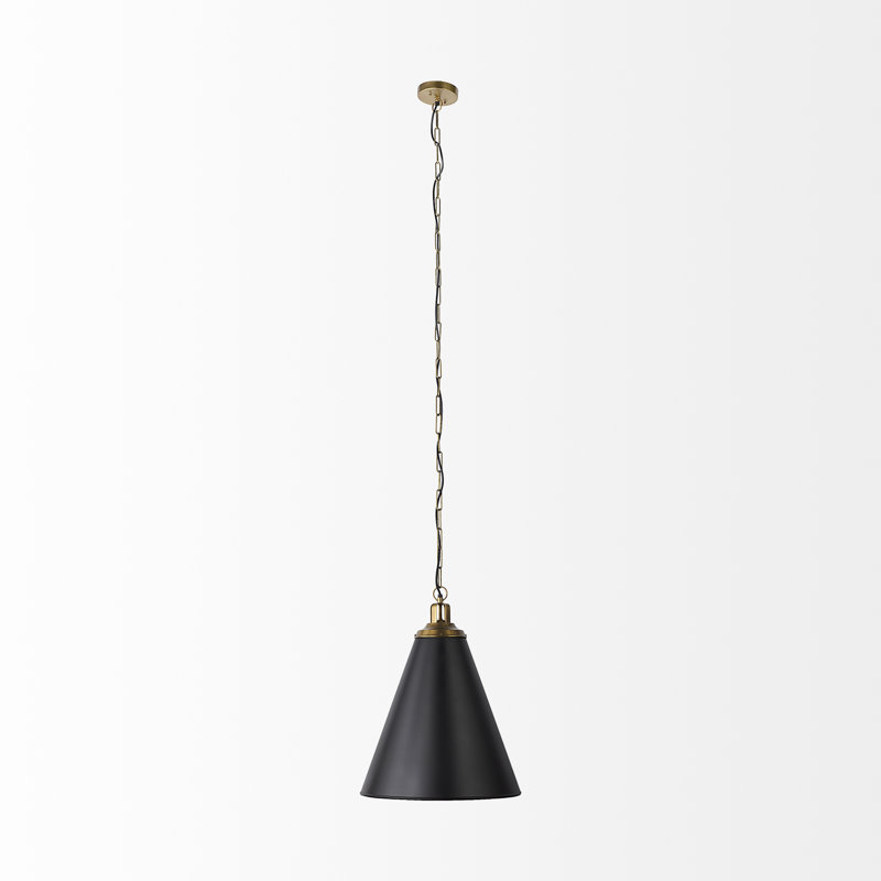 Gilda 1 - Light Single Pendant, Matte Black