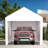 Carport 10' X 20' Portable Garage, Heavy Duty Car Port Canopy With 2 Roll-Up Doors & 4 Ventilated Windows For Car, Truck, Boat, Garden Tools-113412703