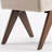 Turfed Linen Upholstered Dining Chair Armless Parsons Side Chair With Solid Wood Legs-109248759