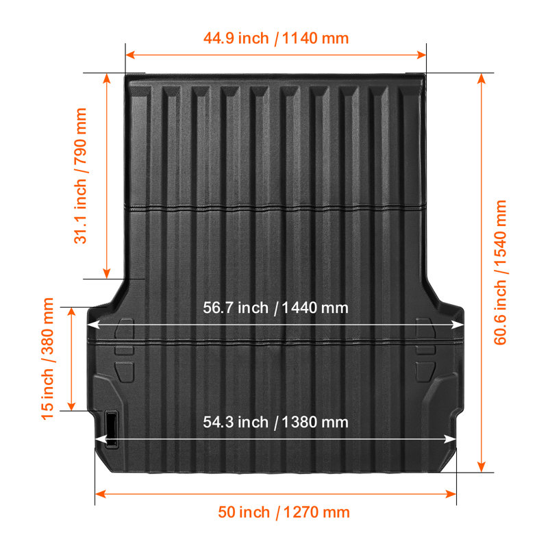 Tapis de lit de camion pour 2023-2024