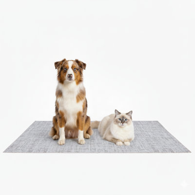 Tapis pour lit de chat lavable The Sable Avalon Society, sable tissé, 24 x 36 po