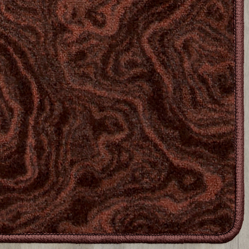 Tapis grenat Imagine, Rectangle 10 pi 9 po x 13 pi 2 po