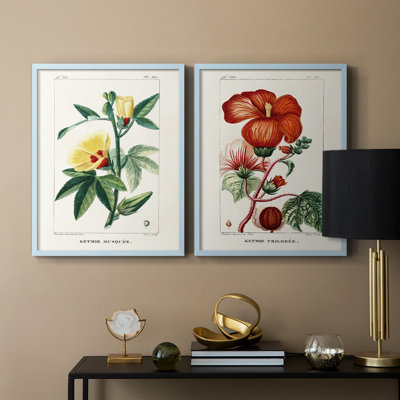 «Turpin Tropical Botanicals VI», reproduction encadrée de qualité supérieure - prête à être accrochée - aucun clou requis - aucun clou requis
