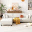 Moderne avec. 110 pouces 4 sièges. Revêtement. Cadre en bois. 5 coussins pour plus de confort. For For Home Style Concept Décoration d'intérieur de bureau