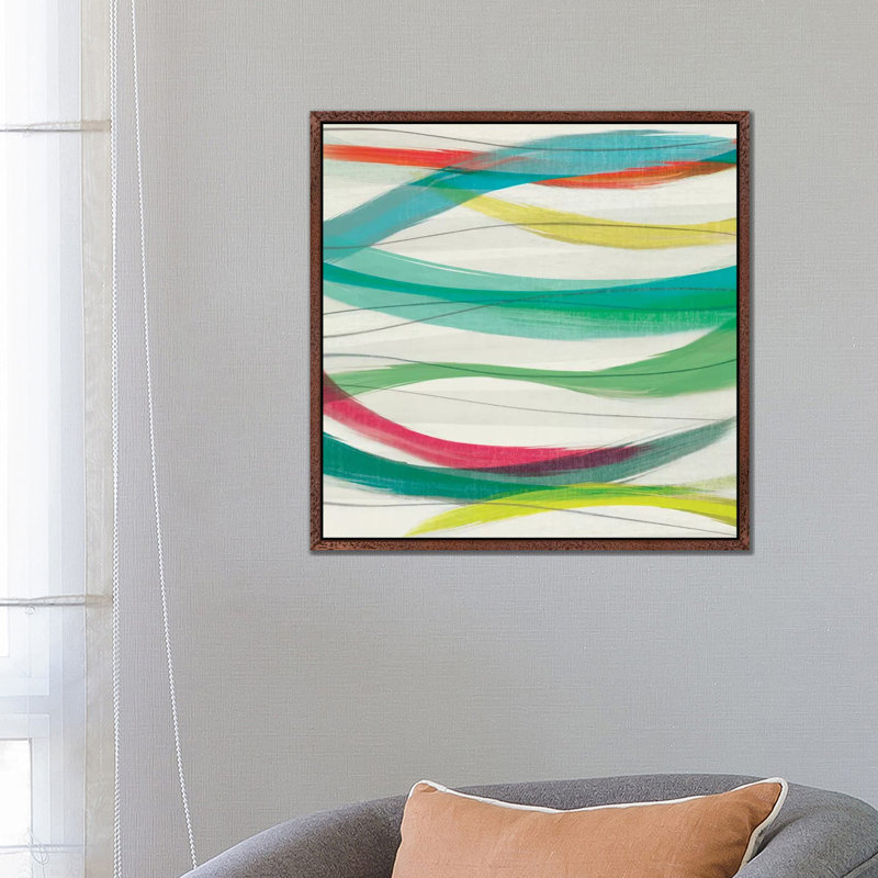 Heatwave II 1 Piece Wall Art on Canvas, 66.04 cm H x 66.04 cm W, Classic Wood Framed