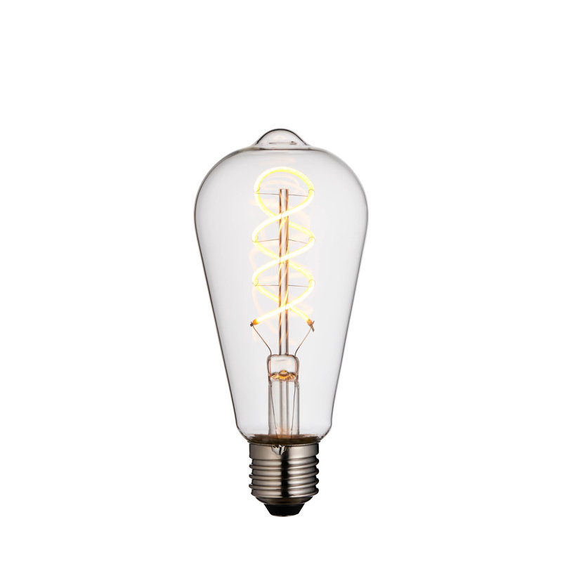4W E27 ES ST64 Pear LED Dimmable Bulb - 265lm 2200K Warm White