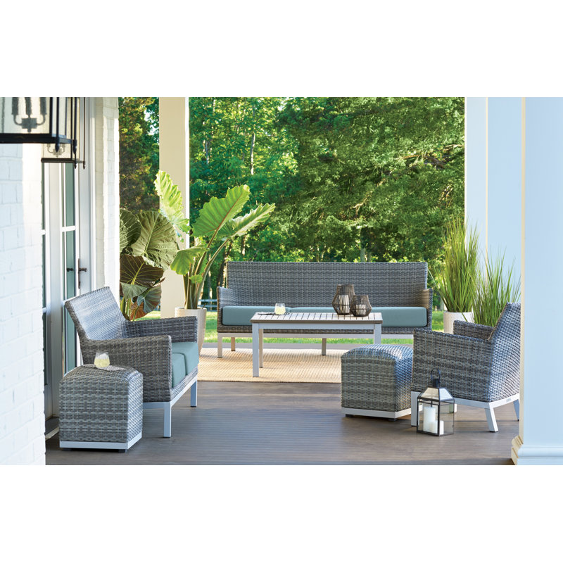 Outdoor - Piece Conversation Set, Ice Blue