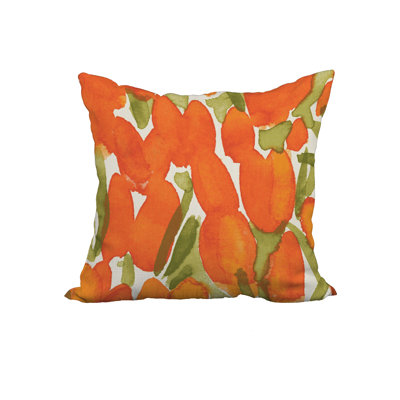 Housse et insert de coussin en coton Sunset Tulip