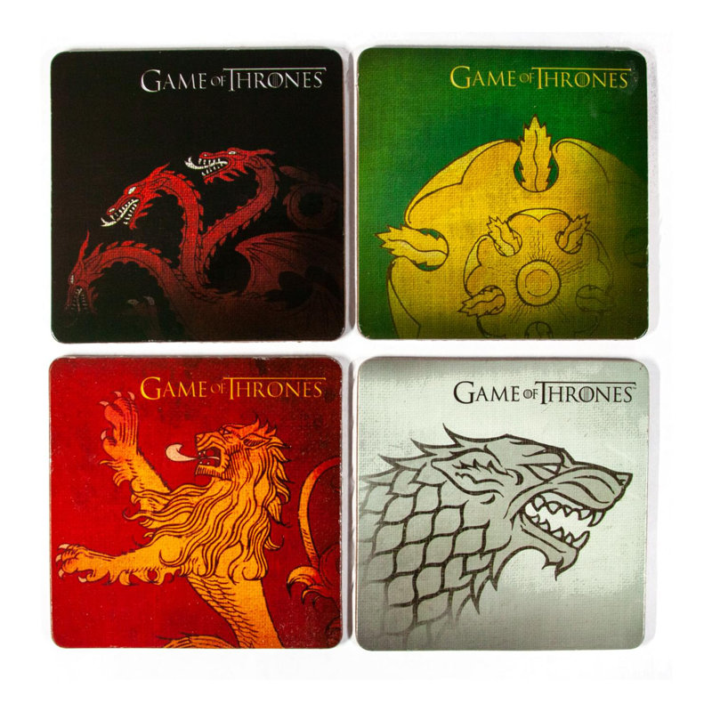 Square 4 Piece Coaster Set