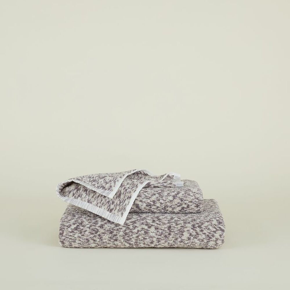 Cotton Terrycloth Towel, Light Gray/Dark Gray, Bath Towel - 1 Pack