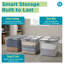 66 Qt Latched Storage Container 6-Pack
