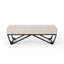 Banc moderne avec repose-pieds-322096874