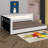 Upholstered Daybed With Storage, L-Shaped Daybed With LED Belt And USB Ports-1402945159-1402945158