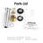 Bathroom Pop Up Drain with Overflow, Solid Stainless Steel Sink Drain Assembly with Removable Hair Catcher, Mirror Shine Anti-Peeling Finish, Fits 1.5-1.75 Inch Drain Opening, Chrome, 1 Pack-126553869