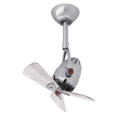 Ventilateur de plafond standard à 3 pales de 16 po avec télécommande