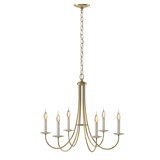 Simple Sweep 6-Light Candle Style Classic/Traditional Chandelier