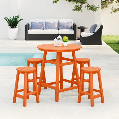 Laguna 5-Piece Round Counter Set