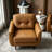 Camel Top Grain Leather Settee