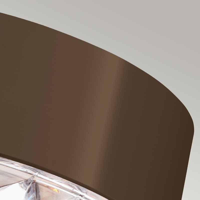 Cory Glass Flush Mount, 13.7cm H x 35.2cm W x 35.2cm D