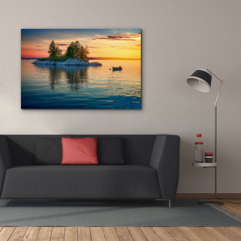 Toile épique Graffiti «Sunset RAZ» par Rick Berk, 60 po x 40 po