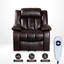 Fauteuil de massage chauffant en similicuir-1574268688