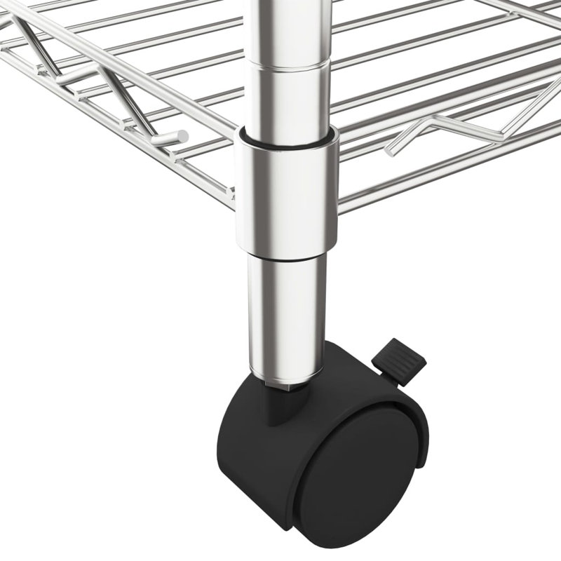 Seden 90 cm W Shelving Unit, Chrome