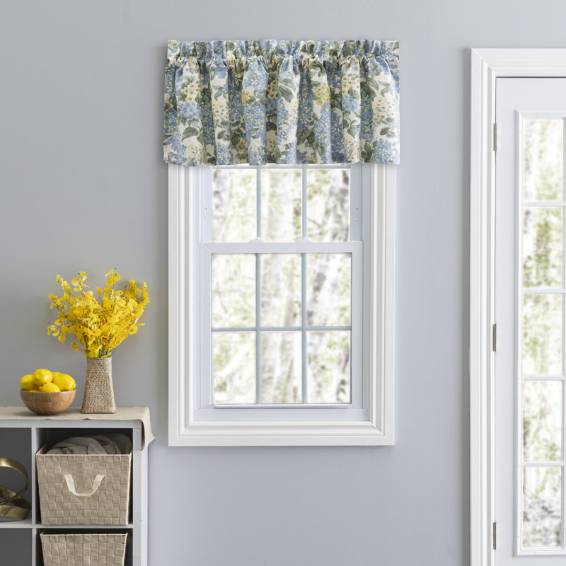 Levant Cotton Floral Tailored Window Valance