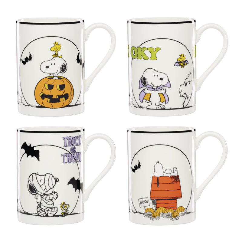 Ensemble de 4 tasses Lenox The Great Pumpkin