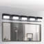 Éclairage pour salle de bain 5 lumières DEL Modern-127317585-127317584