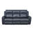 82''Wide Genuine Leather Power Reclining Sofa With Drop Down Table And 2 Cup Holders-1270745029