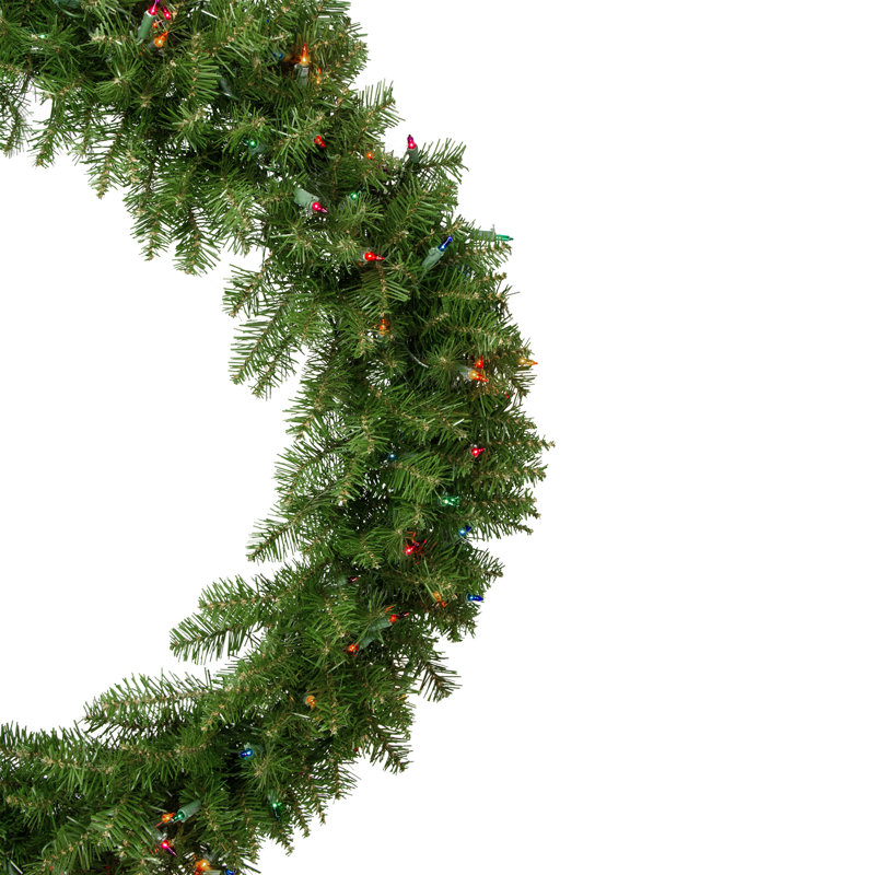 Guirlande de Noël artificielle pré-éclairée 36 po