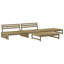 Alpen Home 4 Piece Garden Lounge Set Impregnated Wood Pine